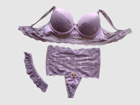 Conjunto Lingerie D"Minus Ref. 0103 Com Perneira Conjunto Lingerie D"Minus Ref. 0103 Com Perneira