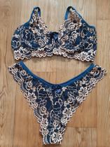 Conjunto lingerie de renda