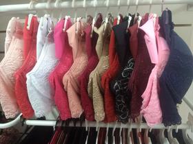 Conjunto lingerie Domínio com calcinha fio