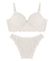Conjunto Lingerie Feminina Em Renda Feminize Branco Conjunto Lingerie Feminina Em Renda Feminize Branco