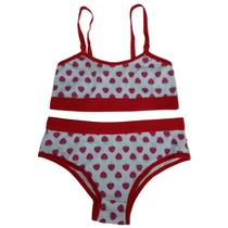 Conjunto Lingerie Infantil Sutiã Top Calcinha Menina Moça Conjunto Lingerie Infantil Sutiã Top Calcinha Menina Moça