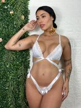 Conjunto Lingerie Laço Cetim