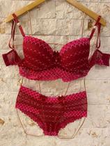 Conjunto lingerie luar bicolor - tamanho gg