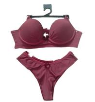 Conjunto lingerie marsala. P, M, G e GG. Conjunto lingerie marsala. P, M, G e GG.