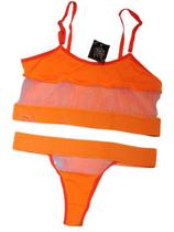 Conjunto lingerie Neon com tule Conjunto lingerie Neon com tule