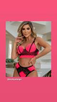 Conjunto lingerie neon