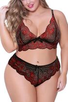 Conjunto lingerie plus size