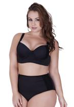 Conjunto Lingerie Plus Size Calcinha Cós Alto Sutiã com Bojo Bojão - C2 CONJUNTO DANI