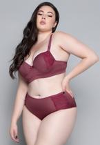 Conjunto Lingerie Plus Size Com Bojo Rendado Reforçado