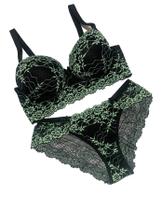 Conjunto Lingerie Plus Size com Bojo Sensual de Renda Luxo Conforto