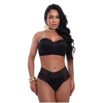 Conjunto Lingerie Renda sem alça Grayce Conjunto Lingerie Renda sem alça Grayce