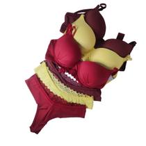 Conjunto lingerie sensual sutiã com bojo