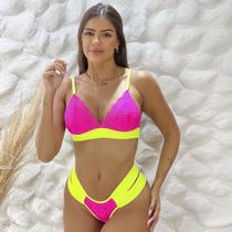 Conjunto Lingerie Sexy Neon