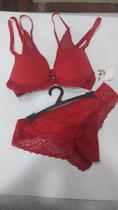 Conjunto lingerie vermelho m Conjunto lingerie vermelho m