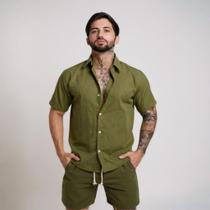 Conjunto Linho Masculino Camisa Linho Bermuda Linho Conjunto Linho Masculino Camisa Linho Bermuda Linho