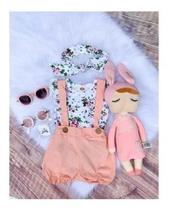 Conjunto Lis Bebe Menina 3 Pecas Floral