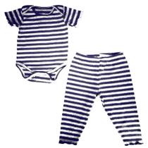 Conjunto listrado marinho Conjunto listrado marinho