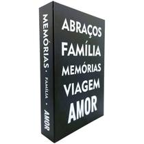 Conjunto Livros Fake 3 Caixa Decorativa Enfeite