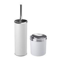 Conjunto Lixeira e Escova Sanitária Coza 4,6 Litros