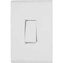 Conjunto Liz 4x2 Com 1 Interruptor Simples De 10 Ampères E 250 Volts - 57170001 - Tramontina Cj.interruptor Simples Liz Tramontina 57170/001 Conjunto Liz 4x2 Com 1 Interruptor Simples De 10 Ampères E 250 Volts - 57170001 - Tramontina Cj.interruptor Simples Liz Tramontina 57170/001