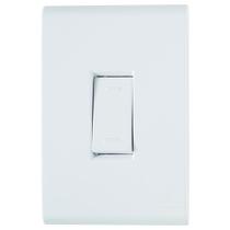 Conjunto Liz Branco 4x2 com 1 Interruptor Paralelo de 10 Ampères E 250 Volts 57170002 Tramontina