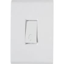 Conjunto Liz Branco 4x2 com 1 Pulsador para Campainha de 10 Ampères e 250 Volts - 57170007 - TRAMONTINA