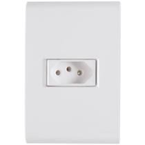 Conjunto Liz Branco 4x2 com 1 Tomada 2P+T de 20 Ampères e 250 Volts - 57170013 - TRAMONTINA Conjunto Liz Branco 4x2 com 1 Tomada 2P+T de 20 Ampères e 250 Volts - 57170013 - TRAMONTINA