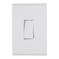 Conjunto Liz Placa 4x2 + 1 Interruptor Paralelo 10A 250V Branco Tramontina