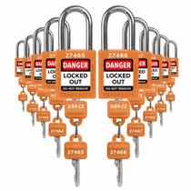 Conjunto Lockout Tagout Locks TRADESAFE 10 Orange Loto Locks Conjunto Lockout Tagout Locks TRADESAFE 10 Orange Loto Locks