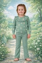 Conjunto Longo Calça e Blusa Infantil Menina Elian Cor:Modelo 05Tamanho:06