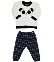 Conjunto Longo Chess Stelle - Creme - Grow Up