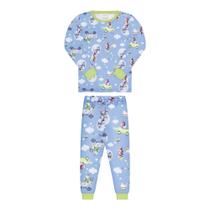 Conjunto Longo de Pijama Infantil Malha Modelli Lua Alakazoo