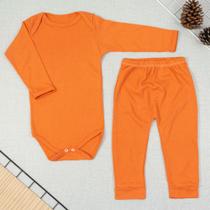 Conjunto longo infantil body e calça cobre Conjunto longo infantil body e calça cobre