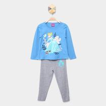 Conjunto Longo Infantil Disney Princesa Cinderela Menina Conjunto Longo Infantil Disney Princesa Cinderela Menina