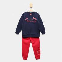 Conjunto Longo Infantil Kyly Bordado Menina Conjunto Longo Infantil Kyly Bordado Menina