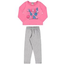 Conjunto Longo Inverno Infantil Menina Marlan Meia Malha