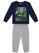 Conjunto Longo Kyly 1001595 Infantil Menino Level Malha Moletom T. 02/08 Conjunto Longo Kyly 1001595 Infantil Menino Level Malha Moletom T. 02/08