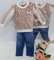 Conjunto Longo Luxo Bebe Menina Paraiso Inverno Ref 10281