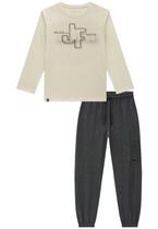 Conjunto Longo Menino JF Moletom Johnny Fox