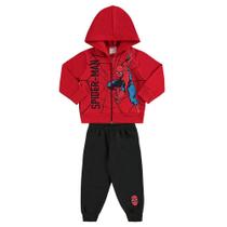 Conjunto Longo Moletinho Bebê Homem Aranha Marlan Conjunto Longo Moletinho Bebê Homem Aranha Marlan