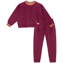 Conjunto Longo Moletom Infantil Feminino Lilica Ripilica-Tamanho 12