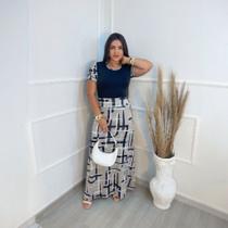 Conjunto Longo Plus Size Julia Moda Evangélica Feminina