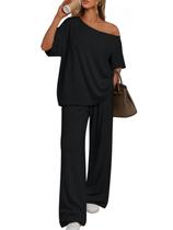 Conjunto Lounge Feminino Trendy Queen 2 Peças Preto M Conjunto Lounge Feminino Trendy Queen 2 Peças Preto M