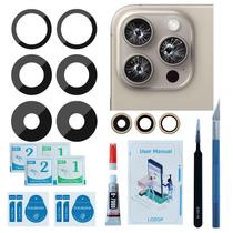 Conjunto LOZOP de substituição de vidro da câmera traseira para iPhone 15 Pro x2