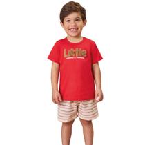 Conjunto Luc.Boo Blusa E Bermuda Katherine Vermelho Inverno Conjunto Luc.Boo Blusa E Bermuda Katherine Vermelho Inverno