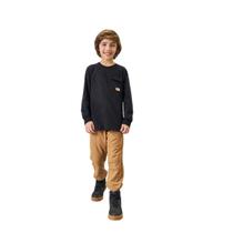 Conjunto Luc.Boo Blusa Longa e Calça Jogger Preto Inverno