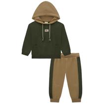 Conjunto Luc.Boo Blusão e Calça Jogger Verde Escuro Inverno Conjunto Luc.Boo Blusão e Calça Jogger Verde Escuro Inverno