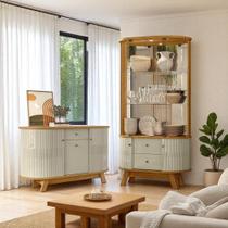 Conjunto Lucca c/ Cristaleira Lyon Cumaru/Opala