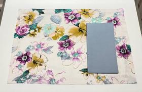 Conjunto lugar americano em linho com guardanapo em linho misto Conjunto lugar americano em linho com guardanapo em linho misto