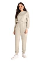 Conjunto Lunender Em Moletom Leve Creme Conjunto Lunender Em Moletom Leve Creme
